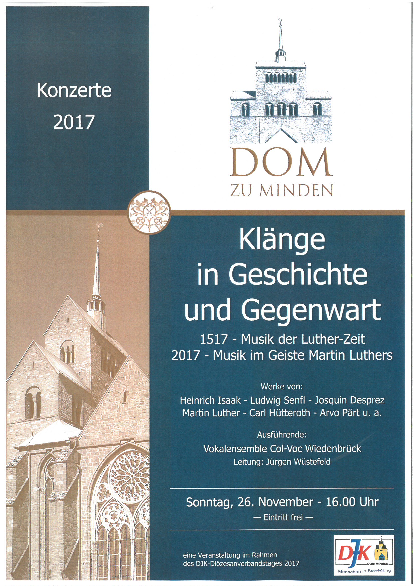 Chorkonzert: Klänge in Geschichte und Gegenwart
